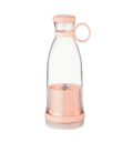 Batidora portátil V&S Vale de 350ml en color rosa pastel con diseño compacto y cuchillas de acero inoxidable